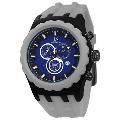 Front view of Joshua & Sons Classic Men's Swiss Quartz (Battery-Powered) Watch JS59GY