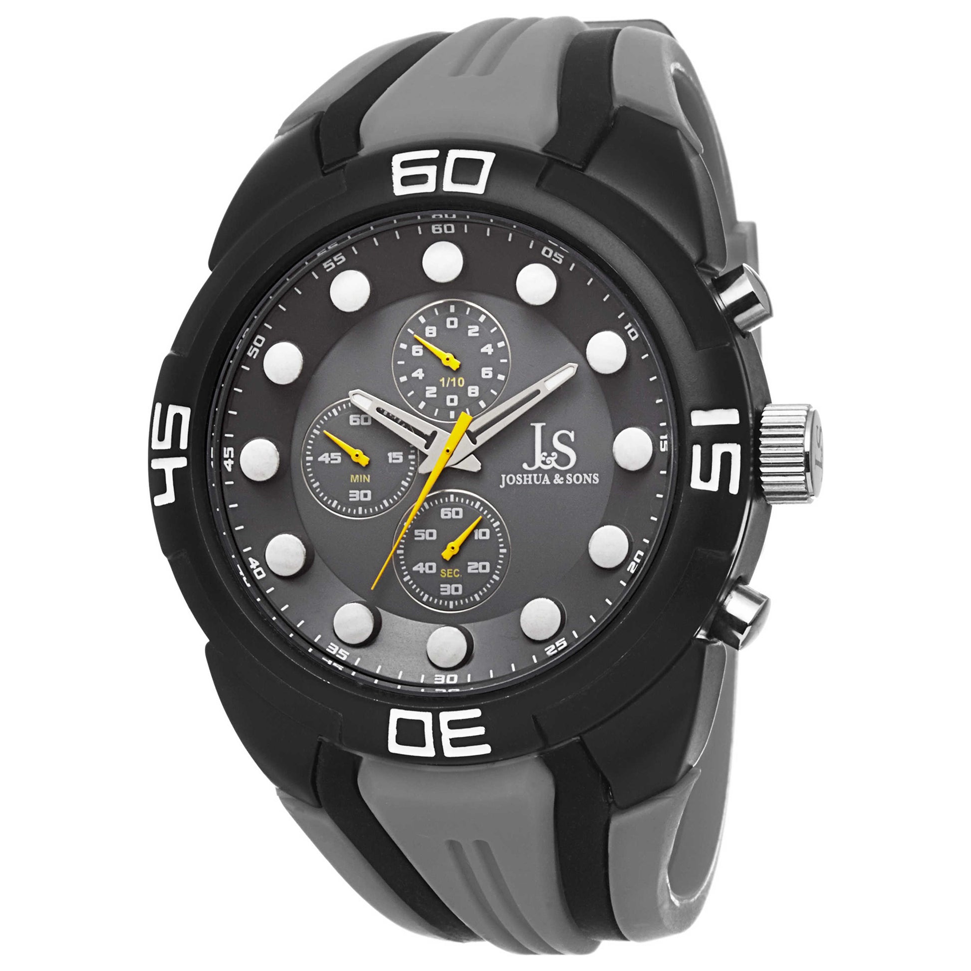 Front view of Joshua & Sons Classic Men's Quartz Watch JS61GY