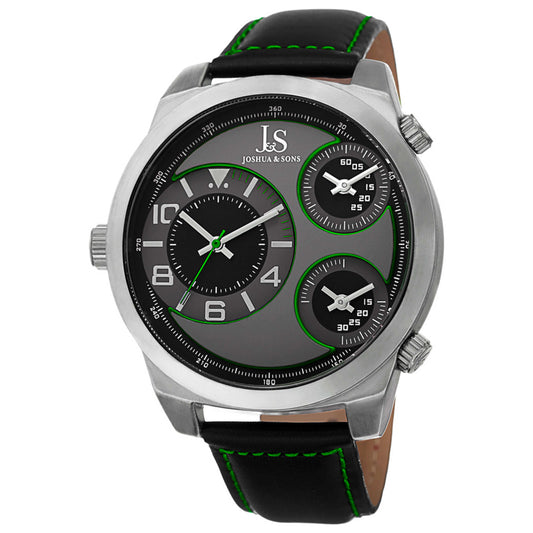 Front view of Joshua & Sons Classic Men's Quartz Watch JS88GN