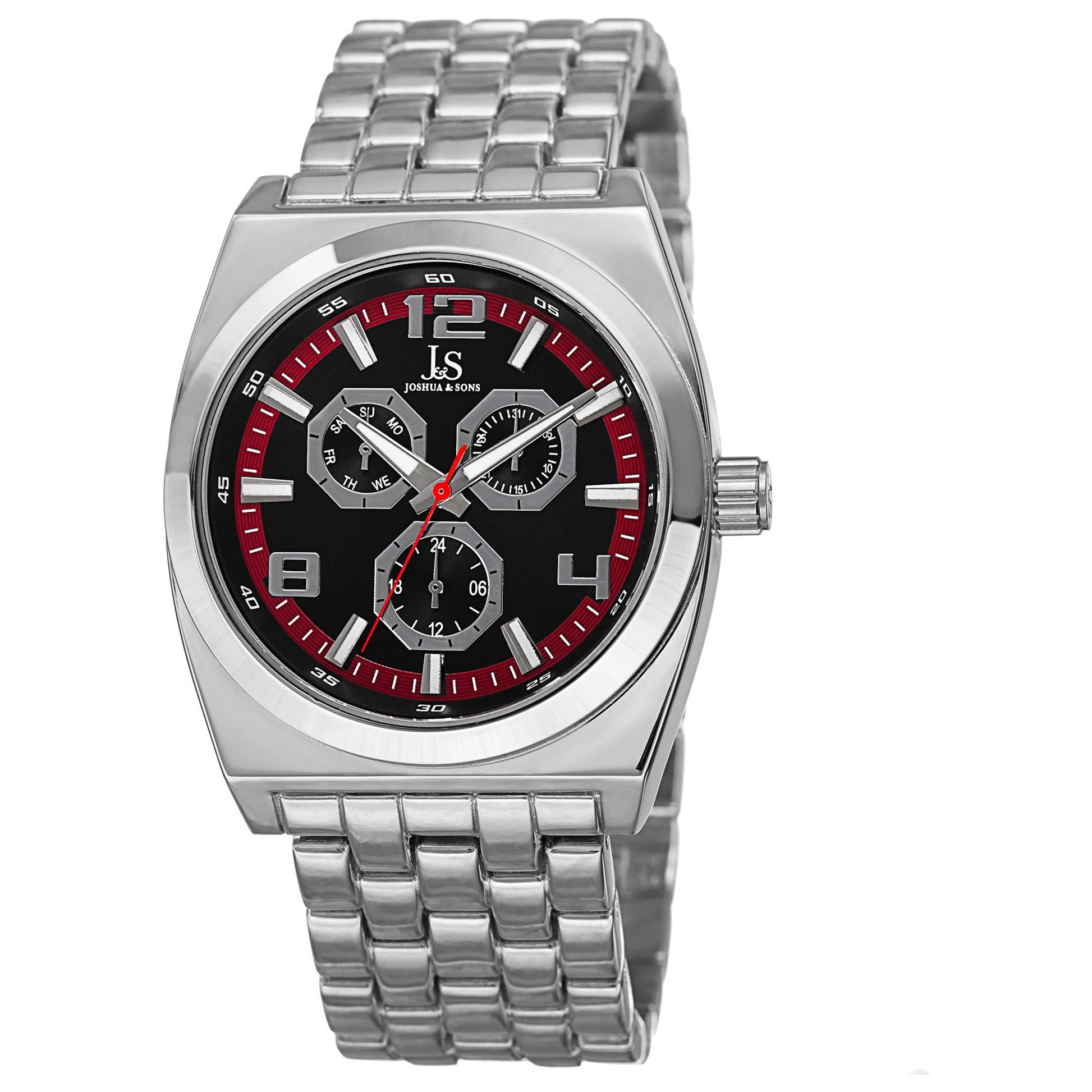 Front view of Joshua & Sons Classic Men's Quartz Watch JS93RD