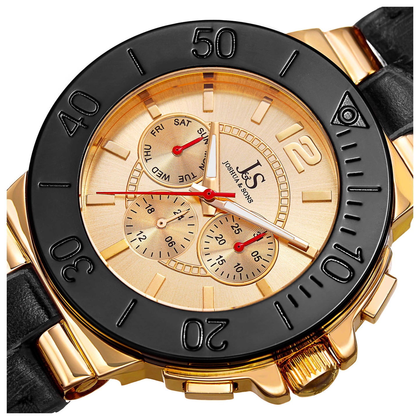 Joshua & Sons Men's Quartz Watch JS96YGB - Image #5