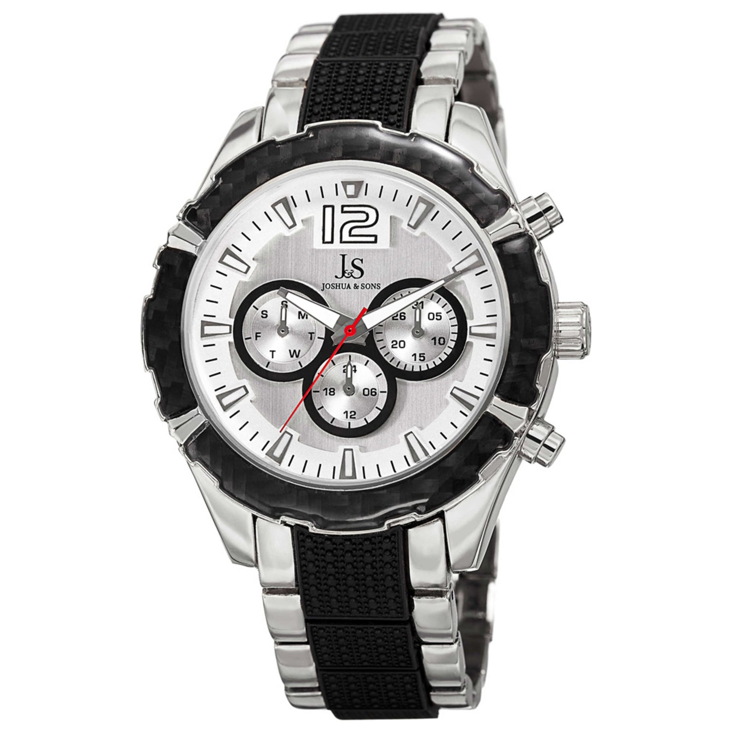 Front view of Joshua & Sons Classic Men's Quartz Watch JS98TTB