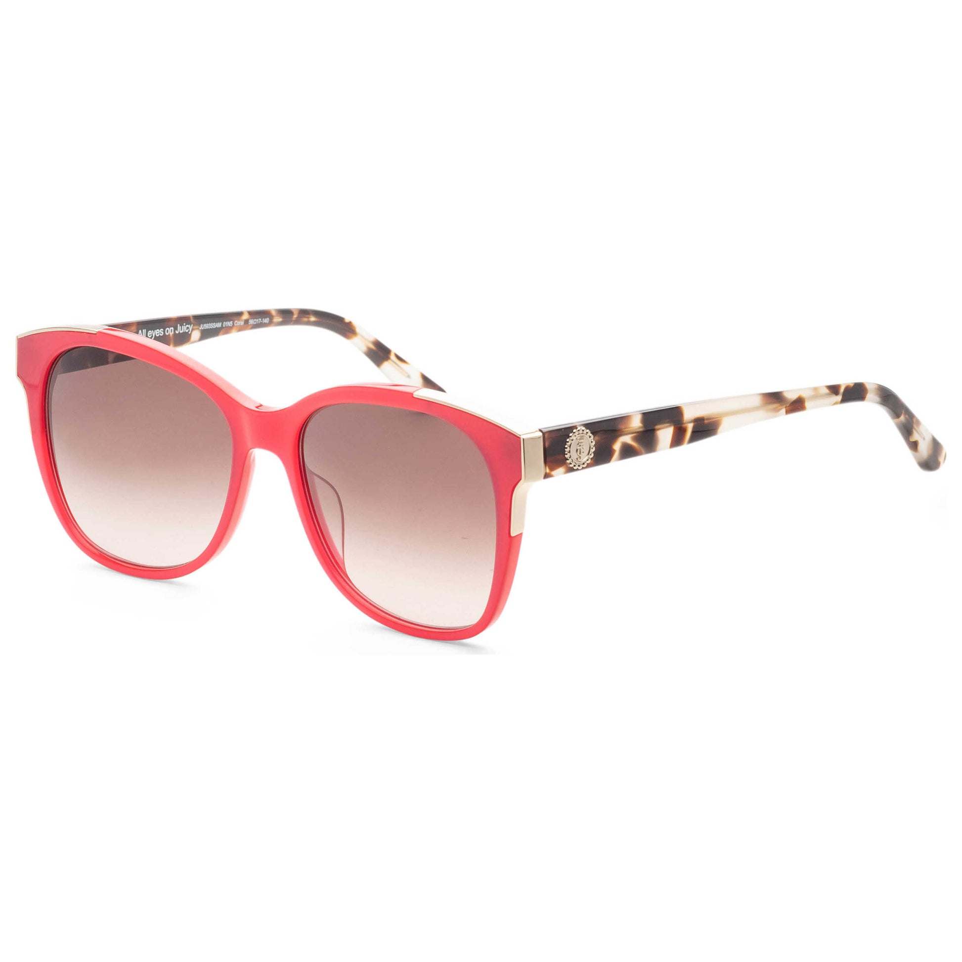 Front view of Juicy Couture Women's Sunglasses JU593-S-SAM-1N5-56