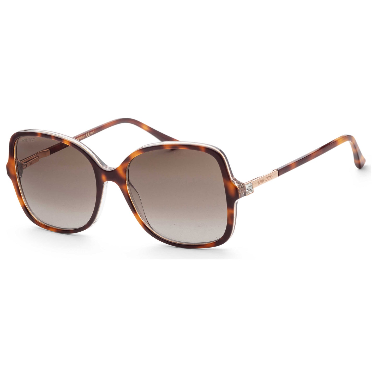 Front view of Jimmy Choo Judy Women's Sunglasses JUDYS-00T4-HA