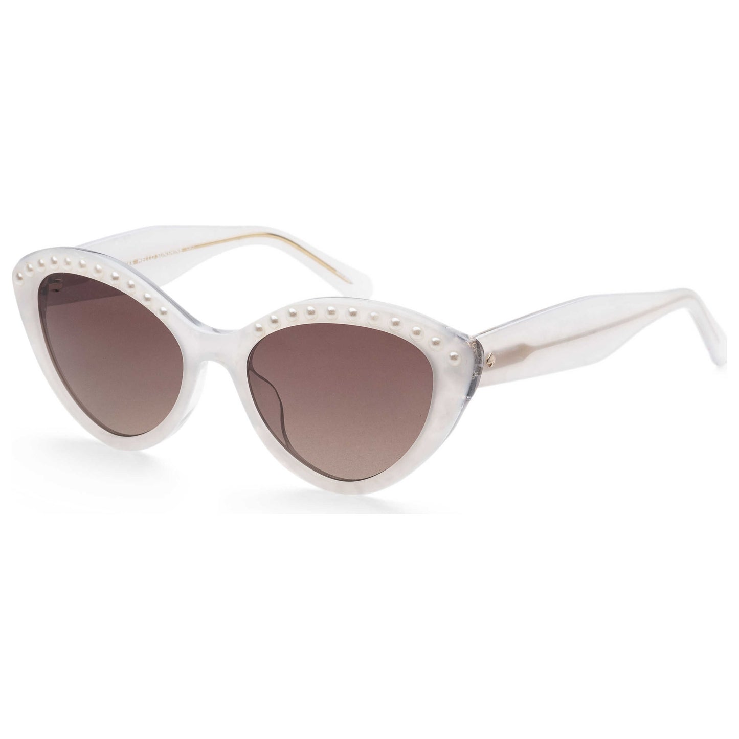 Front view of Kate Spade Juni Women's Sunglasses JUNI-G-SPEARL-VK6-55