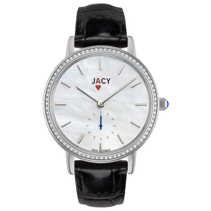 Front view of Jacy Ace Women's Quartz Watch JW-1000-1601S