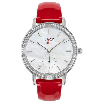Front view of Jacy Ace Women's Quartz Watch JW-1000-1604S