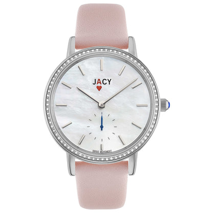 Front view of Jacy Ace Women's Quartz Watch JW-1000-1609S