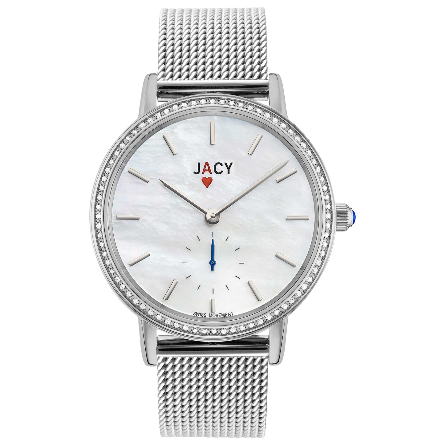 Front view of Jacy Ace Women's Quartz Watch JW-1000-1700S