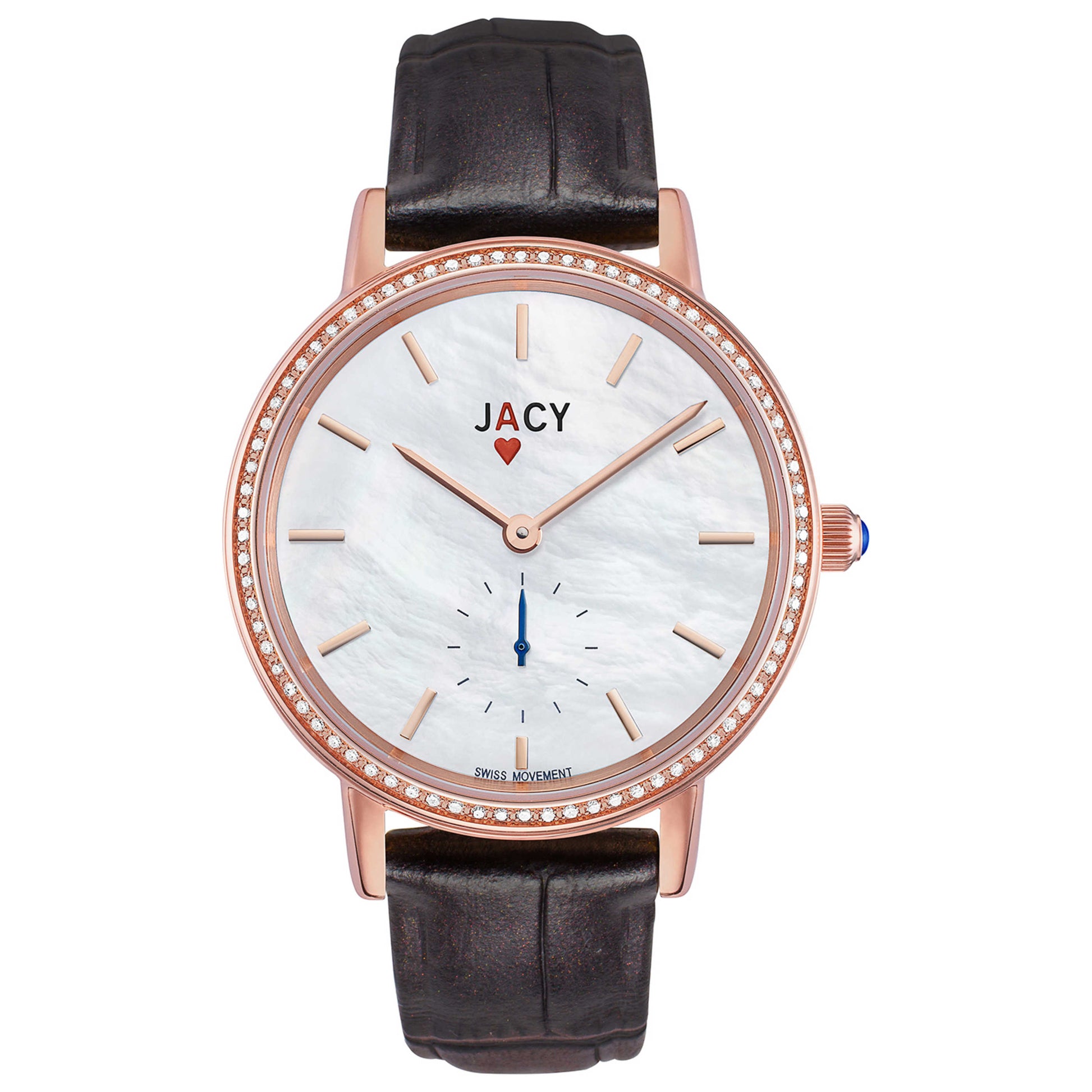Front view of Jacy Ace Women's Swiss Quartz (Battery-Powered) Watch JW-1001-1602R