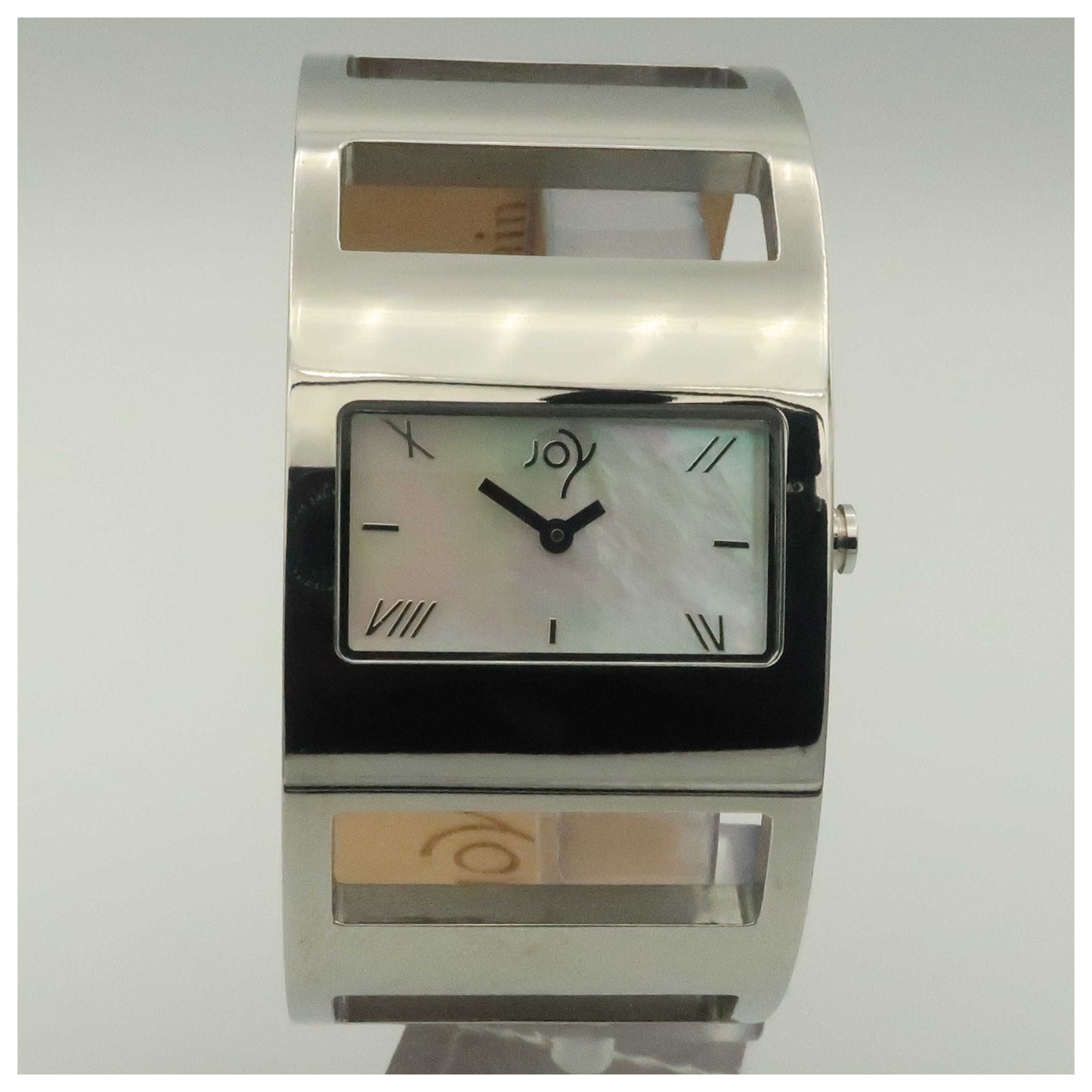 Front view of Joy Watches Rectangulares Women's Quartz Watch JW519-PO