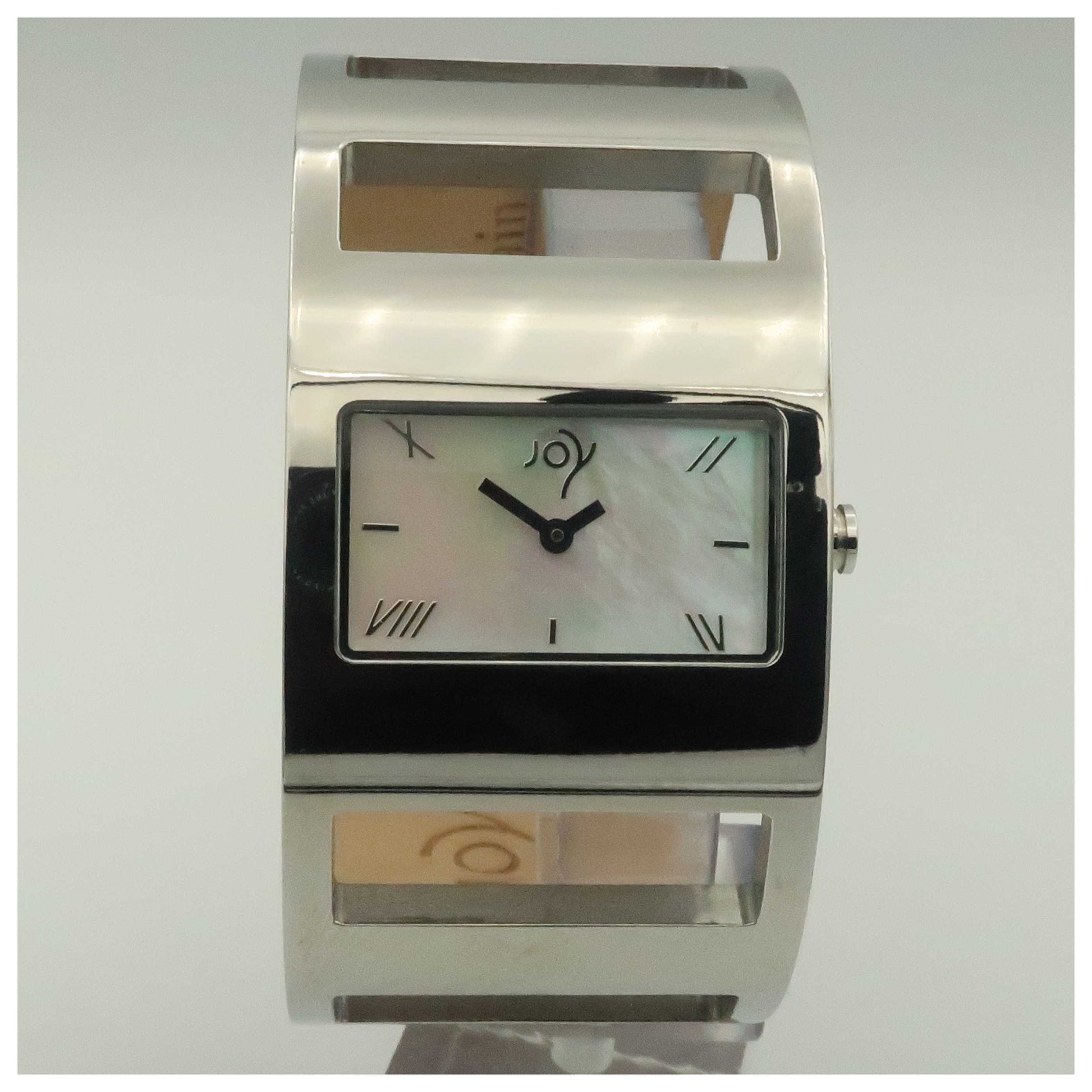 Front view of Joy Watches Rectangulares Women's Quartz Watch JW519-PO