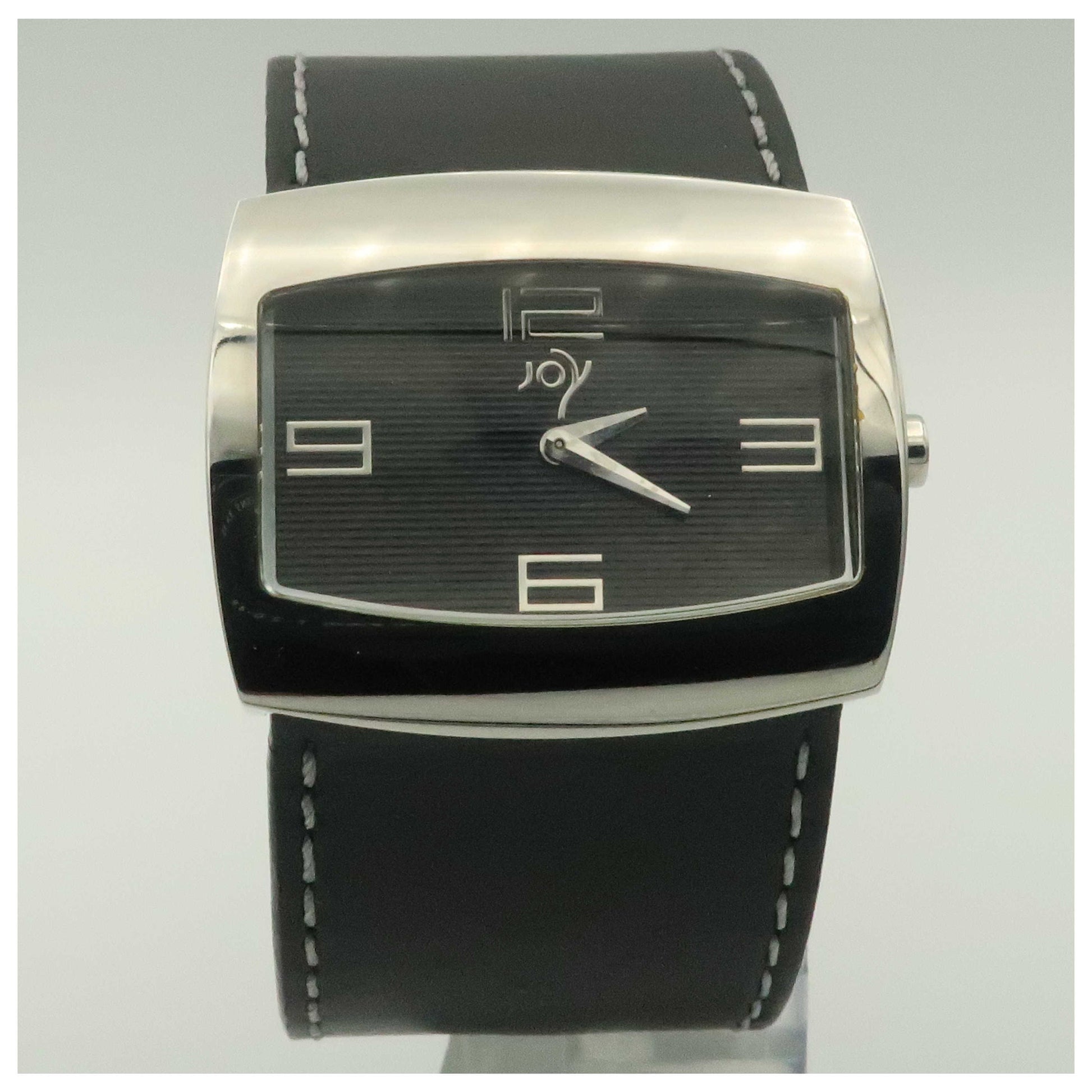 Front view of Joy Watches Semi-Rectangulares Women's Quartz Watch JW525-PO