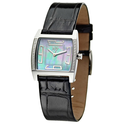 Front view of Joy Watches Cuadrados II Women's Quartz Watch JW544