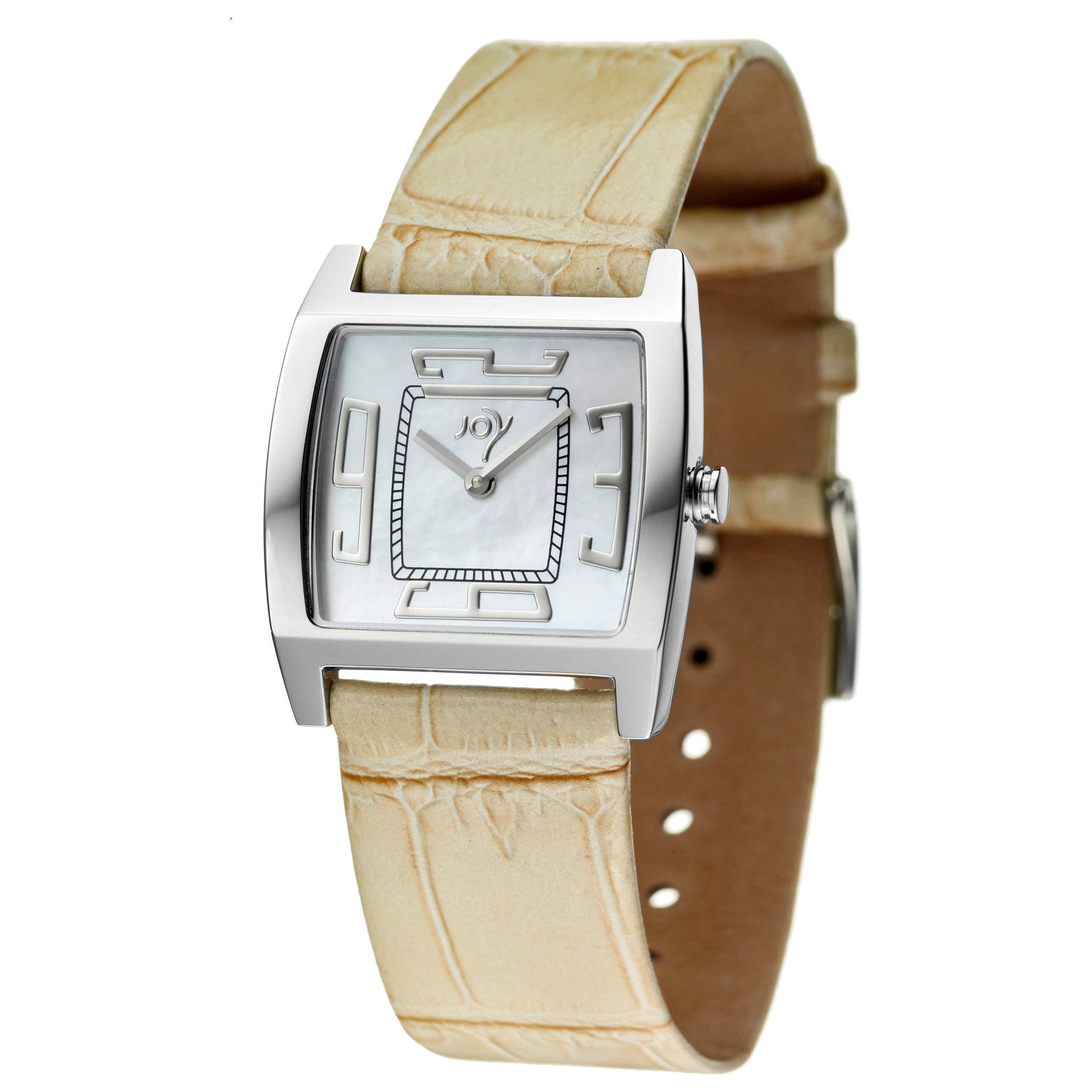 Front view of Joy Watches Cuadrados II Women's Quartz Watch JW547