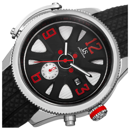 Joshua & Sons Classic Men's Quartz Watch JX101SSB - Image #5