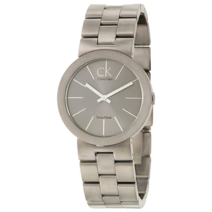 Front view of Calvin Klein Icon Men's Swiss Quartz (Battery-Powered) Watch K0113575