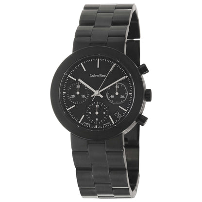 Front view of Calvin Klein Icon Men's Swiss Quartz (Battery-Powered) Watch K0119230