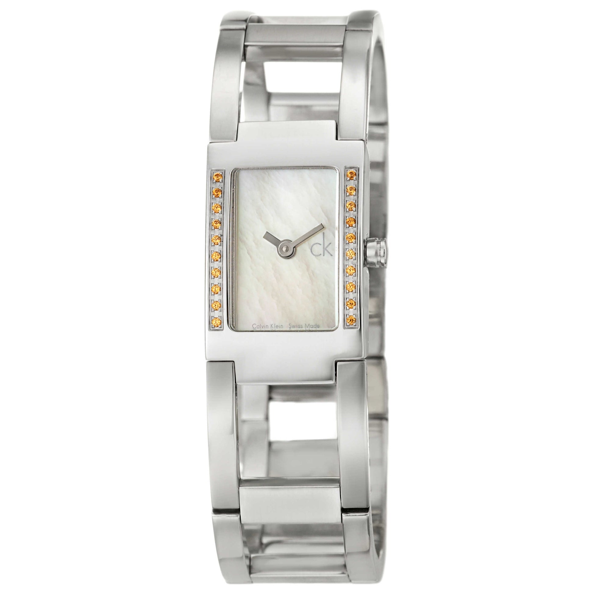 Front view of Calvin Klein Dress Women's Swiss Quartz (Battery-Powered) Watch K0421781