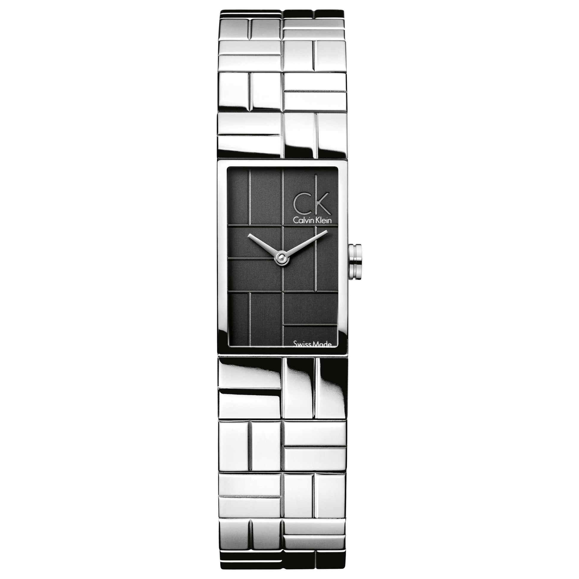 Front view of Calvin Klein Cobblestone Women's Swiss Quartz (Battery-Powered) Watch K0J23102