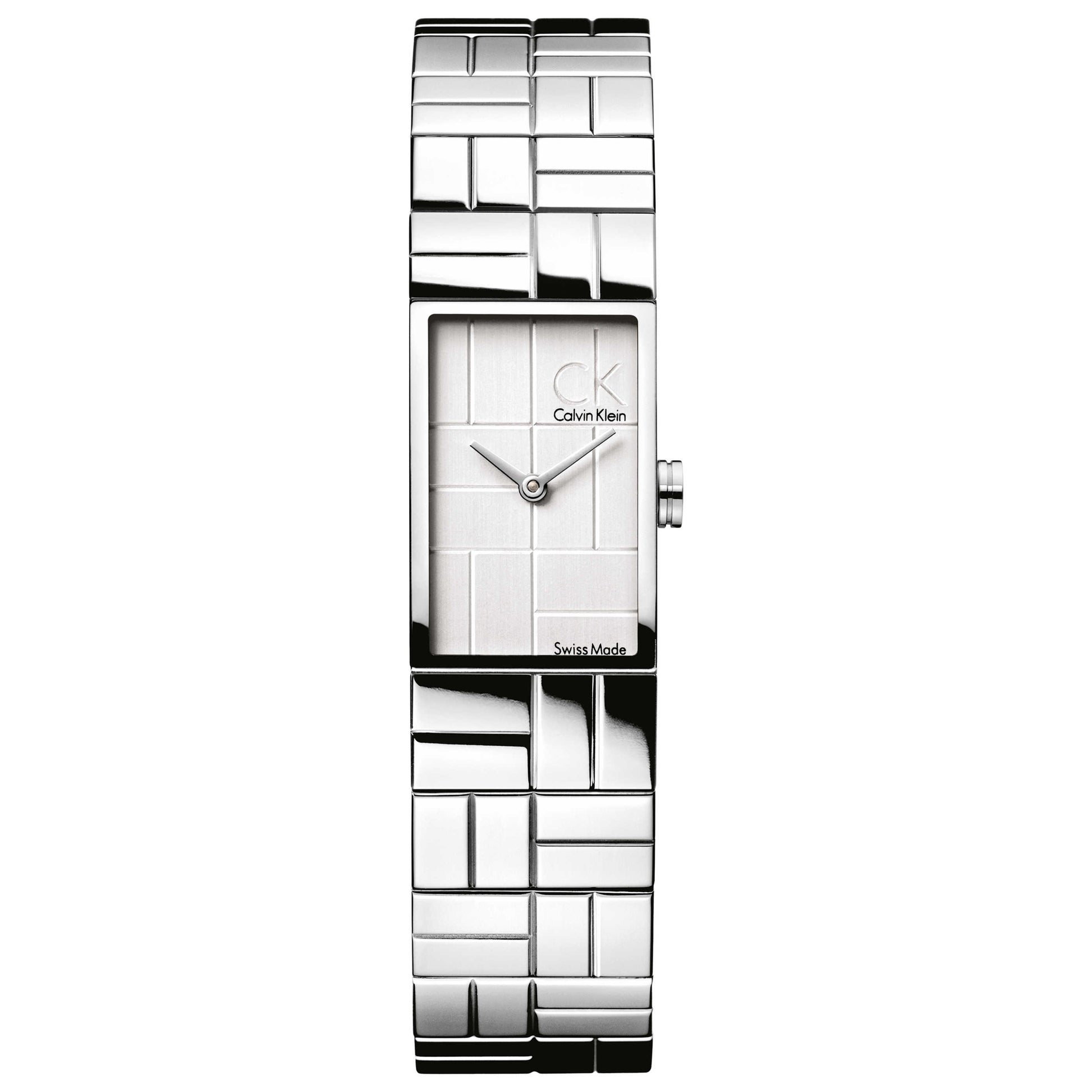 Front view of Calvin Klein Cobblestone Women's Swiss Quartz (Battery-Powered) Watch K0J23120
