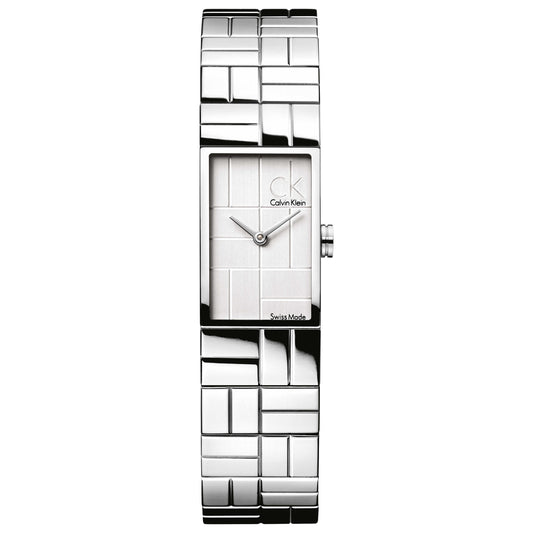 Front view of Calvin Klein Cobblestone Women's Swiss Quartz (Battery-Powered) Watch K0J23120