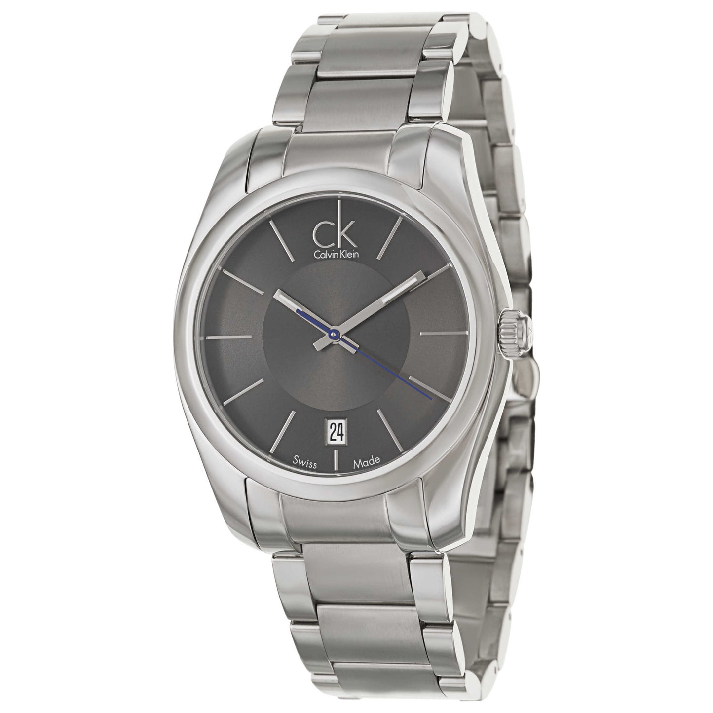 Front view of Calvin Klein Strive Men's Swiss Quartz (Battery-Powered) Watch K0K21107