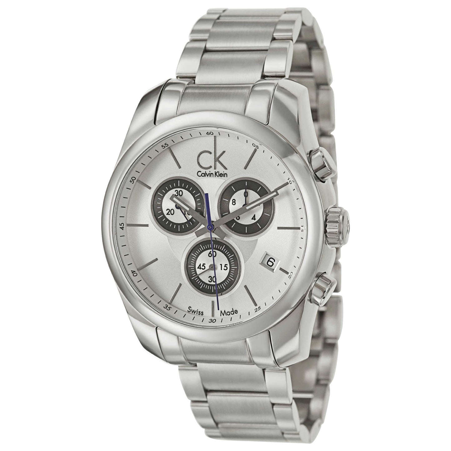 Front view of Calvin Klein Strive Men's Swiss Quartz (Battery-Powered) Watch K0K27120