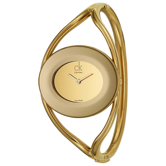 Front view of Calvin Klein Delight Women's Swiss Quartz (Battery-Powered) Watch K1A23809