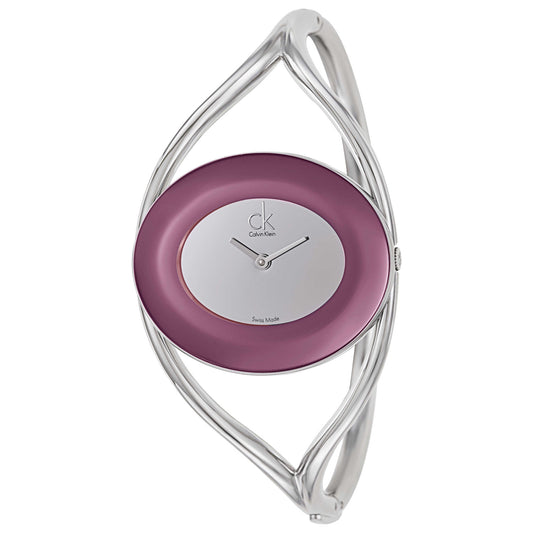 Front view of Calvin Klein Delight Women's Swiss Quartz (Battery-Powered) Watch K1A24556