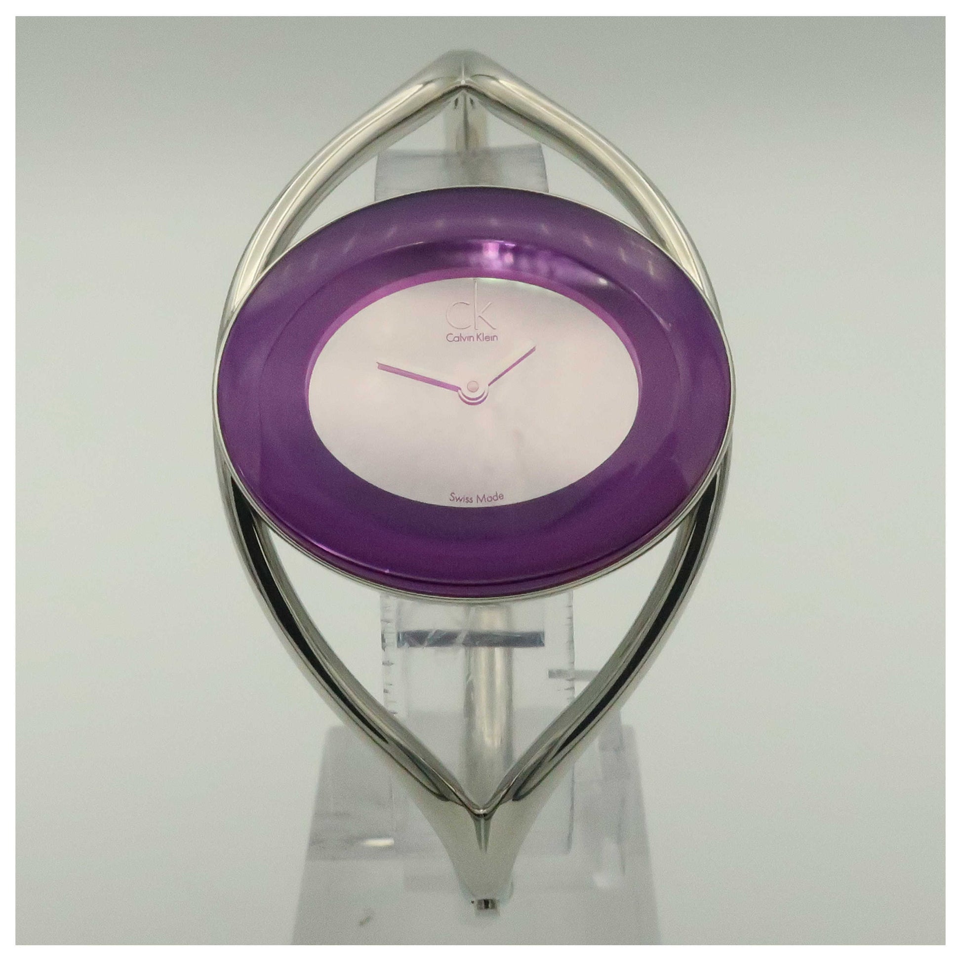 Front view of Calvin Klein Delight Women's Swiss Quartz (Battery-Powered) Watch K1A24656-PO