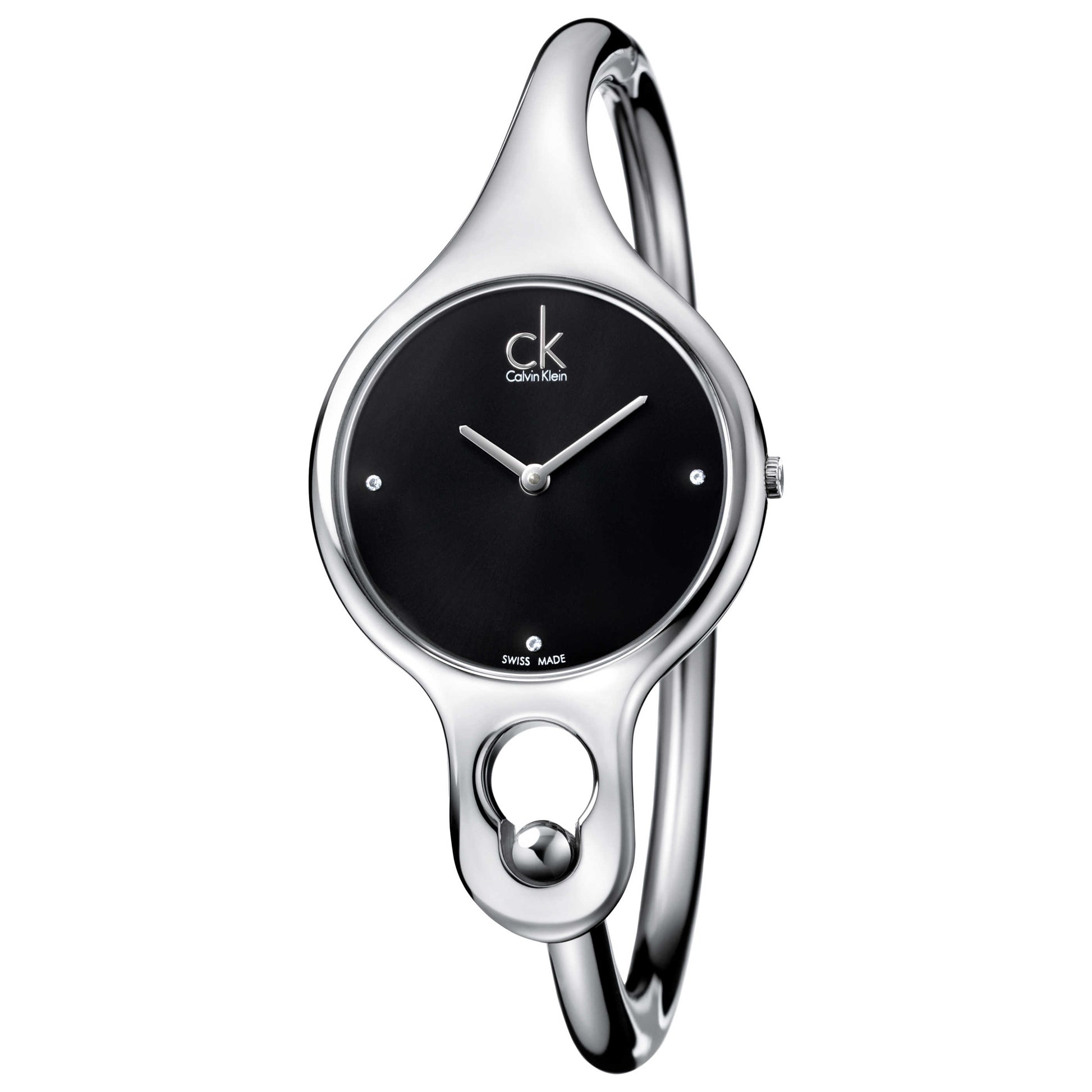 Front view of Calvin Klein Air Women's Swiss Quartz (Battery-Powered) Watch K1N22104