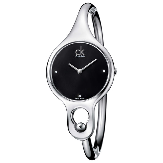 Front view of Calvin Klein Air Women's Swiss Quartz (Battery-Powered) Watch K1N22104