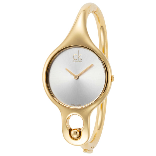 Front view of Calvin Klein Air Women's Swiss Quartz (Battery-Powered) Watch K1N22526-PO