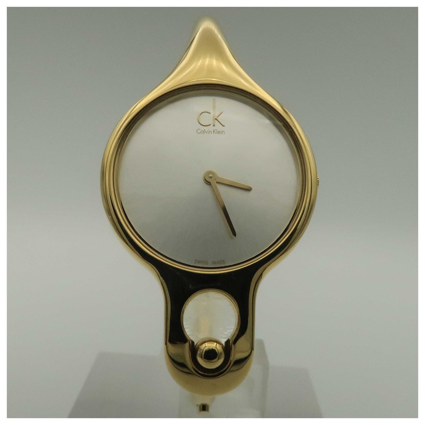 Front view of Calvin Klein Air Women's Swiss Quartz (Battery-Powered) Watch K1N22526-SDV