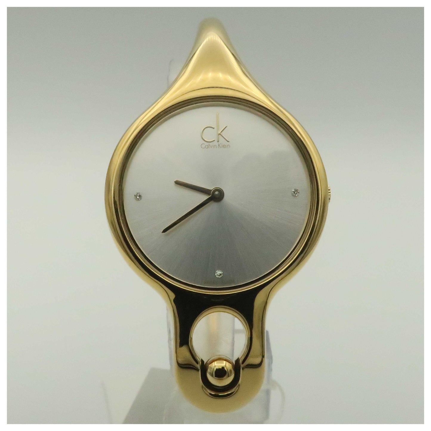 Front view of Calvin Klein Air Women's Swiss Quartz (Battery-Powered) Watch K1N23520-PO