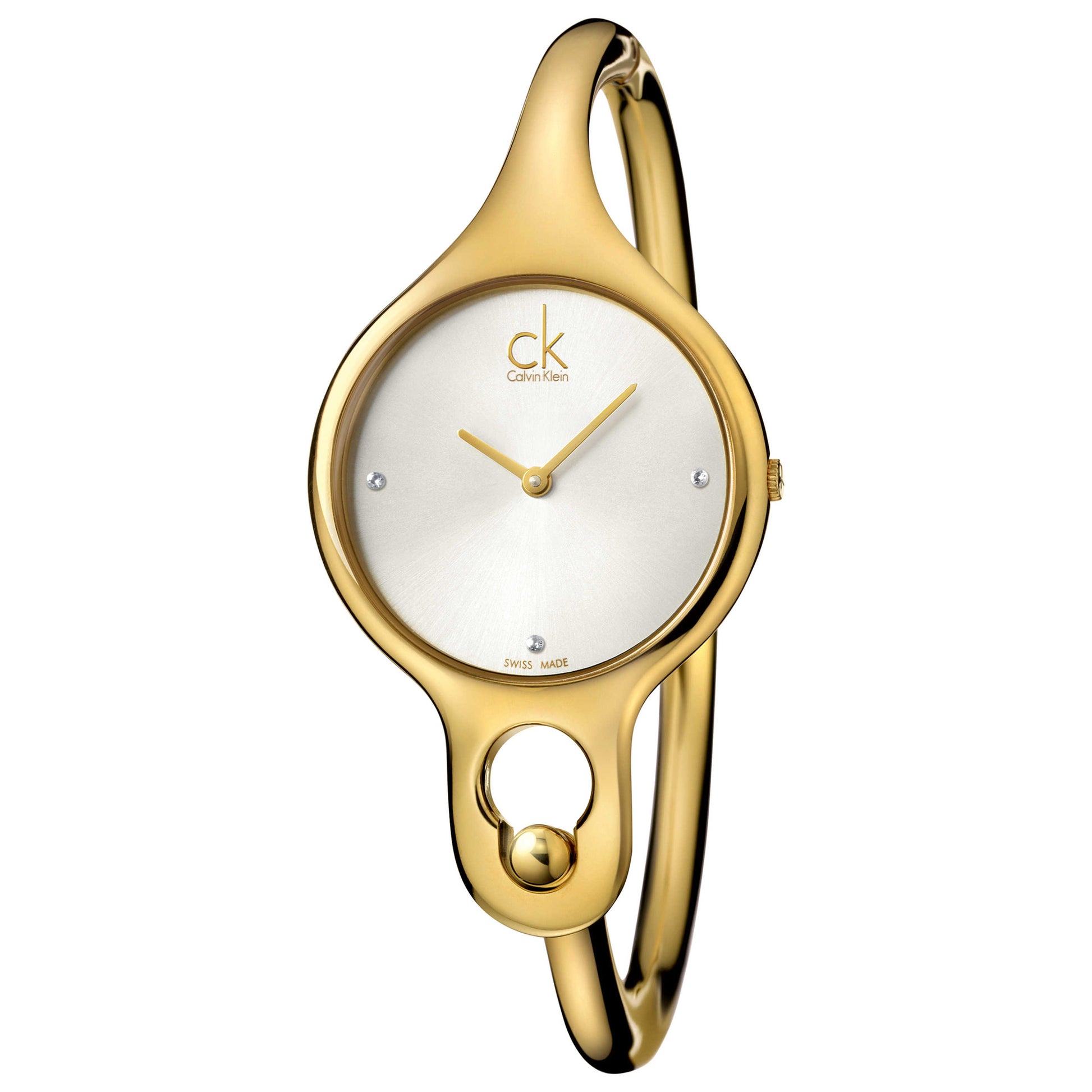 Front view of Calvin Klein Air Women's Swiss Quartz (Battery-Powered) Watch K1N23520
