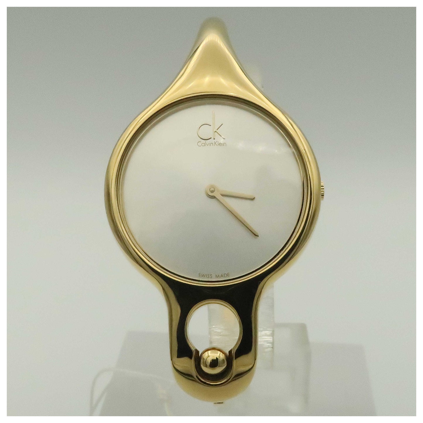 Front view of Calvin Klein Air Women's Swiss Quartz (Battery-Powered) Watch K1N23526-SDV