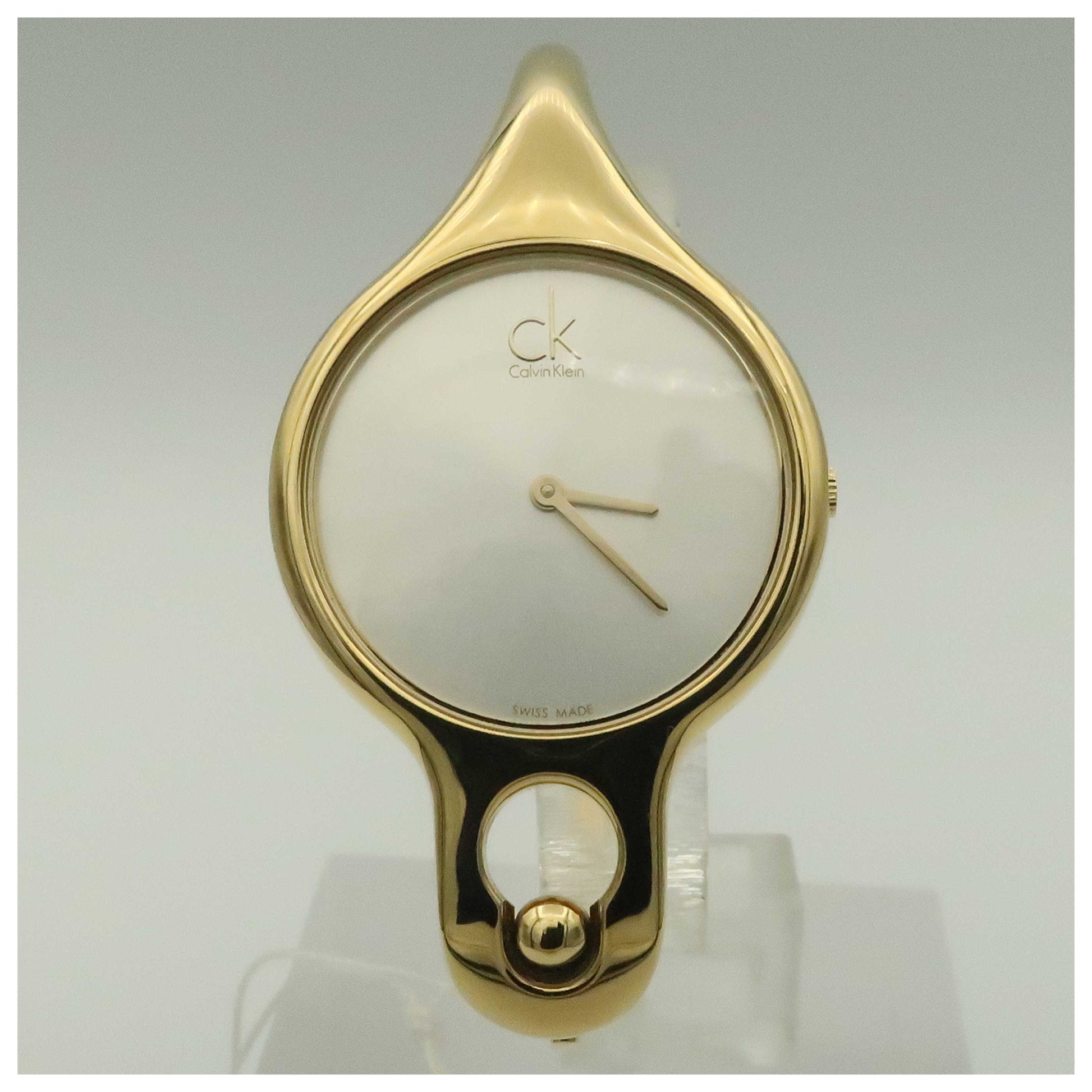 Front view of Calvin Klein Air Women's Swiss Quartz (Battery-Powered) Watch K1N23526-SDV