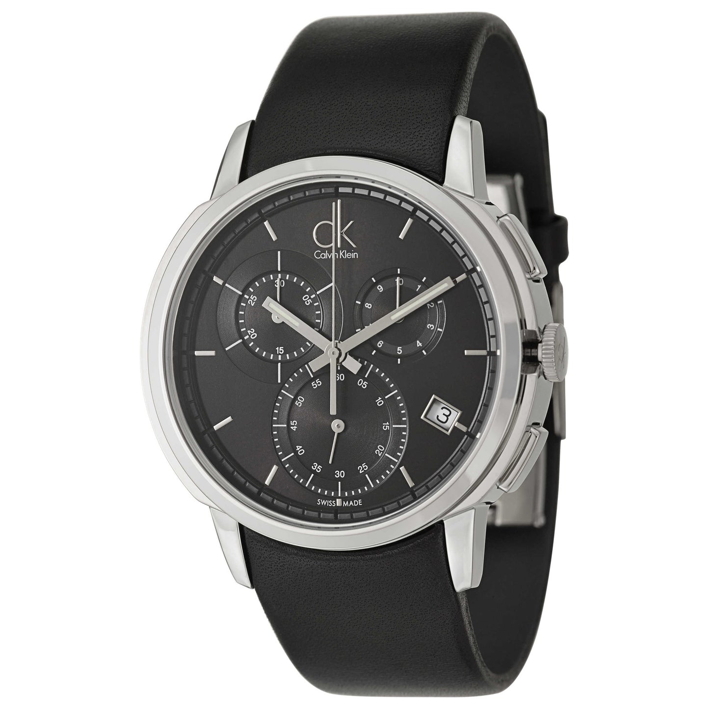 Front view of Calvin Klein Drive Men's Swiss Quartz (Battery-Powered) Watch K1V27102