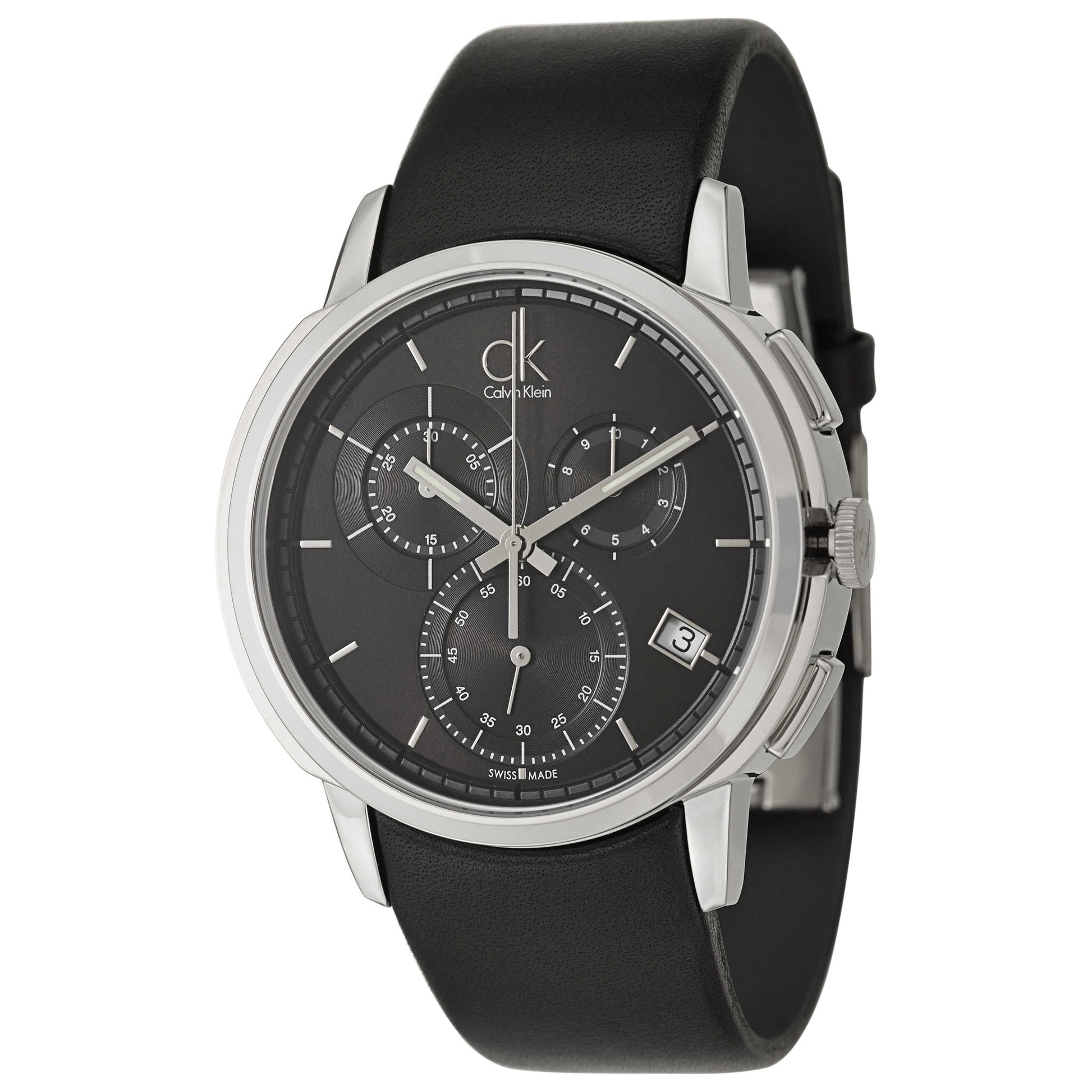 Front view of Calvin Klein Drive Men's Swiss Quartz (Battery-Powered) Watch K1V27102