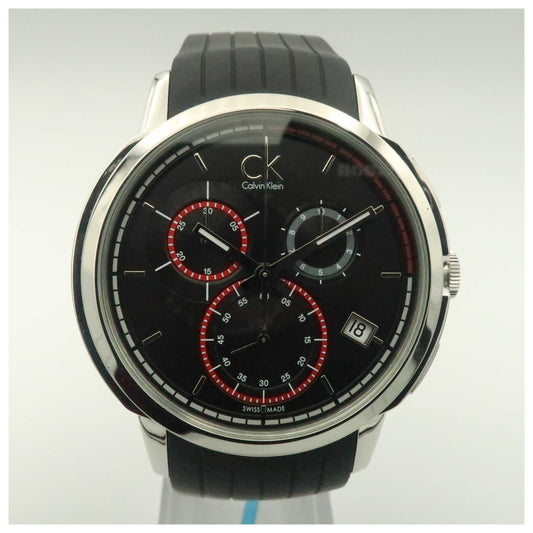 Front view of Calvin Klein Drive Men's Swiss Quartz (Battery-Powered) Watch K1V27704-PO