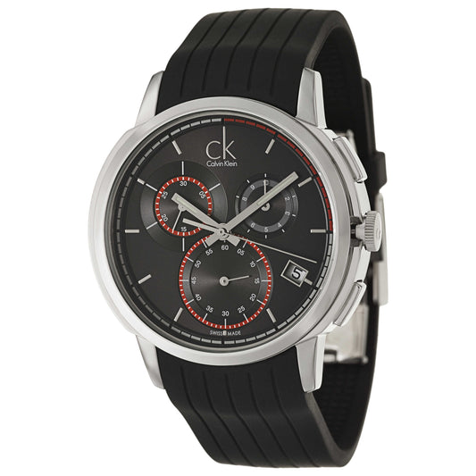 Front view of Calvin Klein Drive Men's Swiss Quartz (Battery-Powered) Watch K1V27704