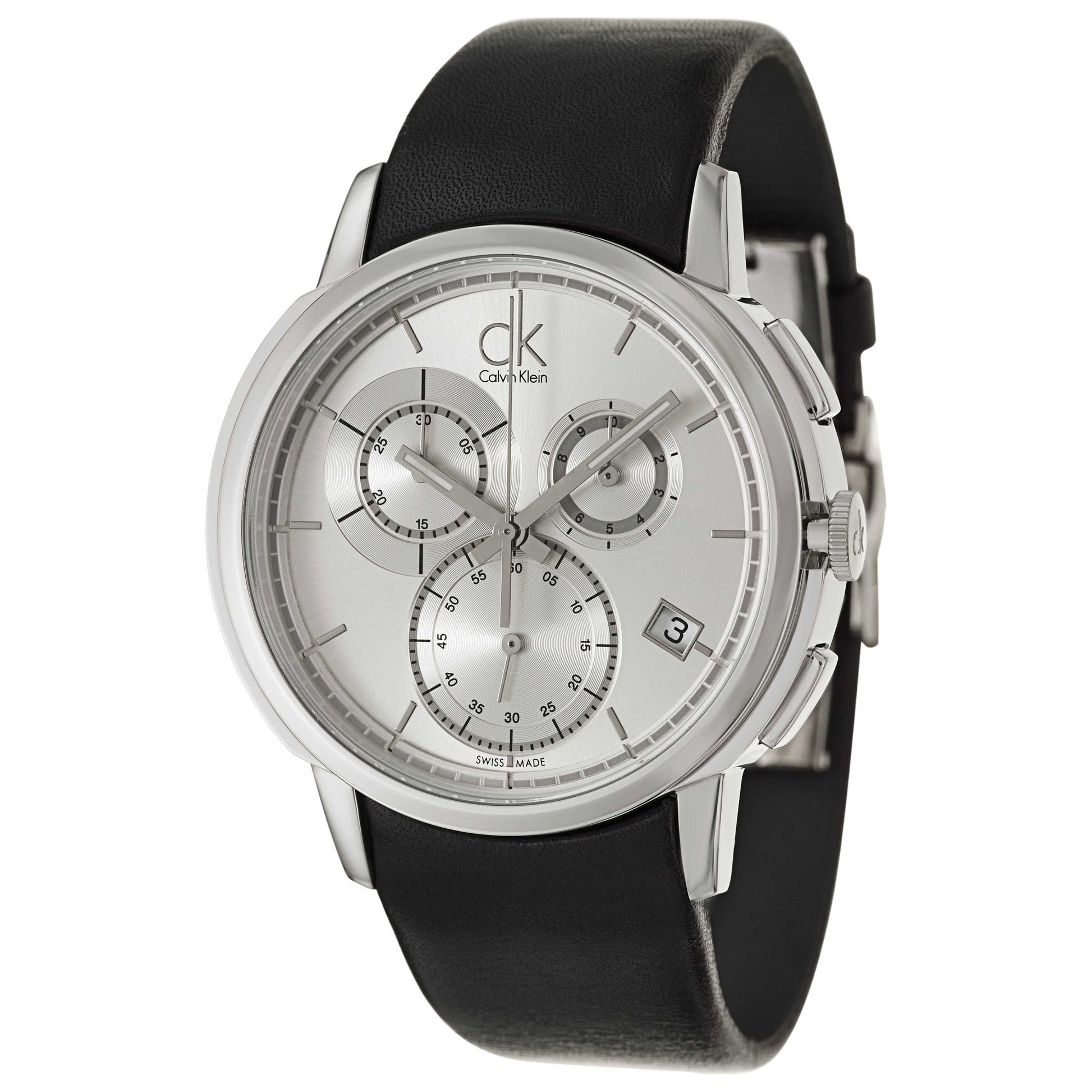 Front view of Calvin Klein Drive Men's Swiss Quartz (Battery-Powered) Watch K1V27820