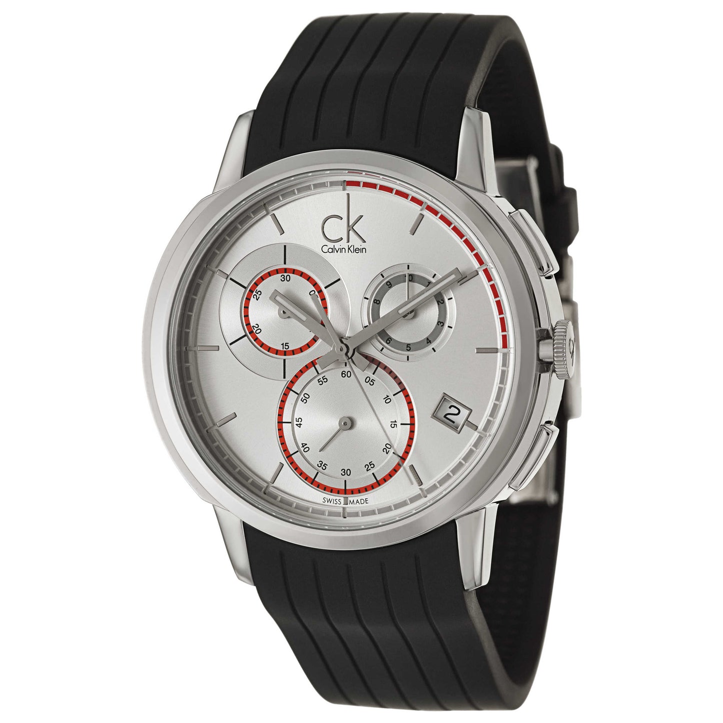 Front view of Calvin Klein Drive Men's Swiss Quartz (Battery-Powered) Watch K1V27926