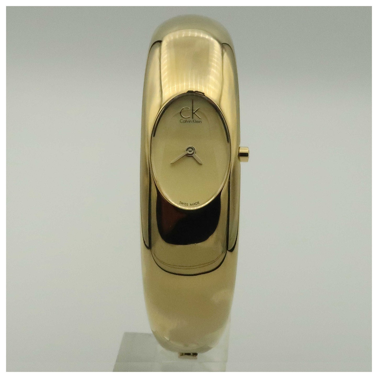 Front view of Calvin Klein Exquisite Women's Swiss Quartz (Battery-Powered) Watch K1Y22209-PO