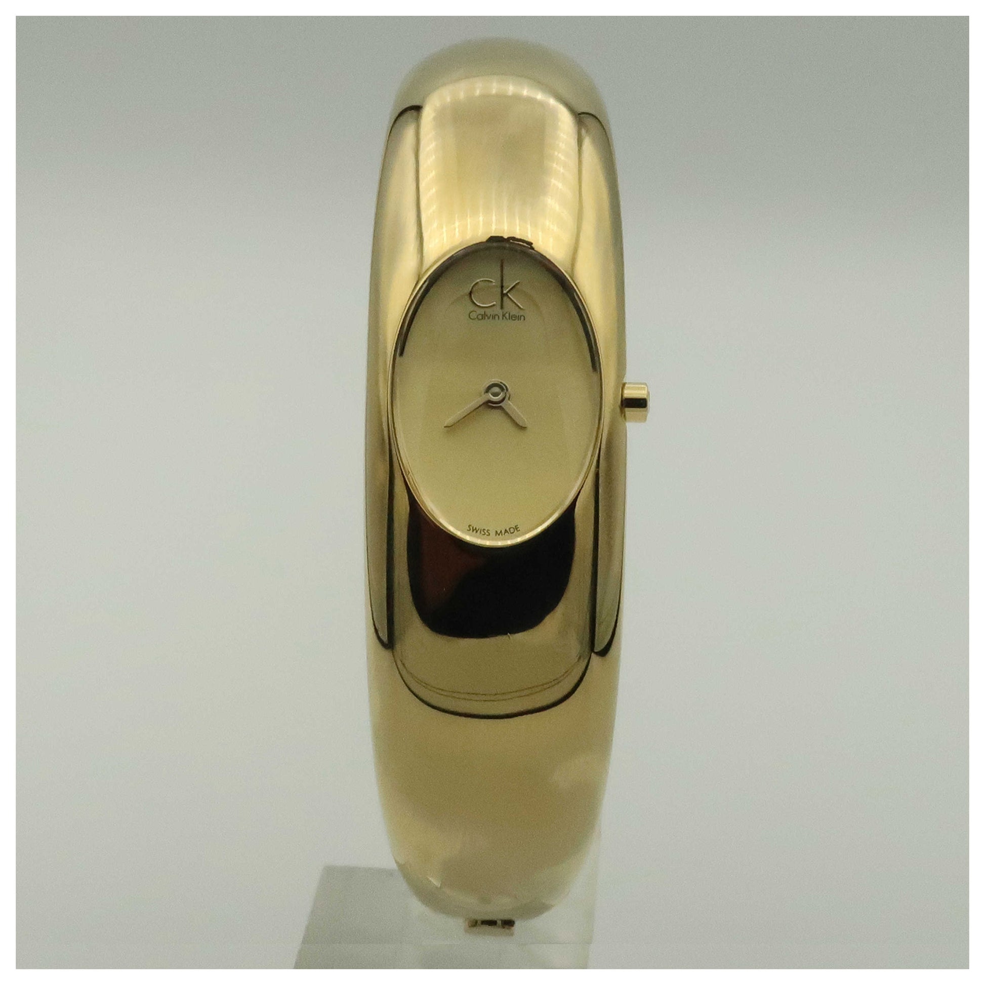 Front view of Calvin Klein Exquisite Women's Swiss Quartz (Battery-Powered) Watch K1Y22209-PO