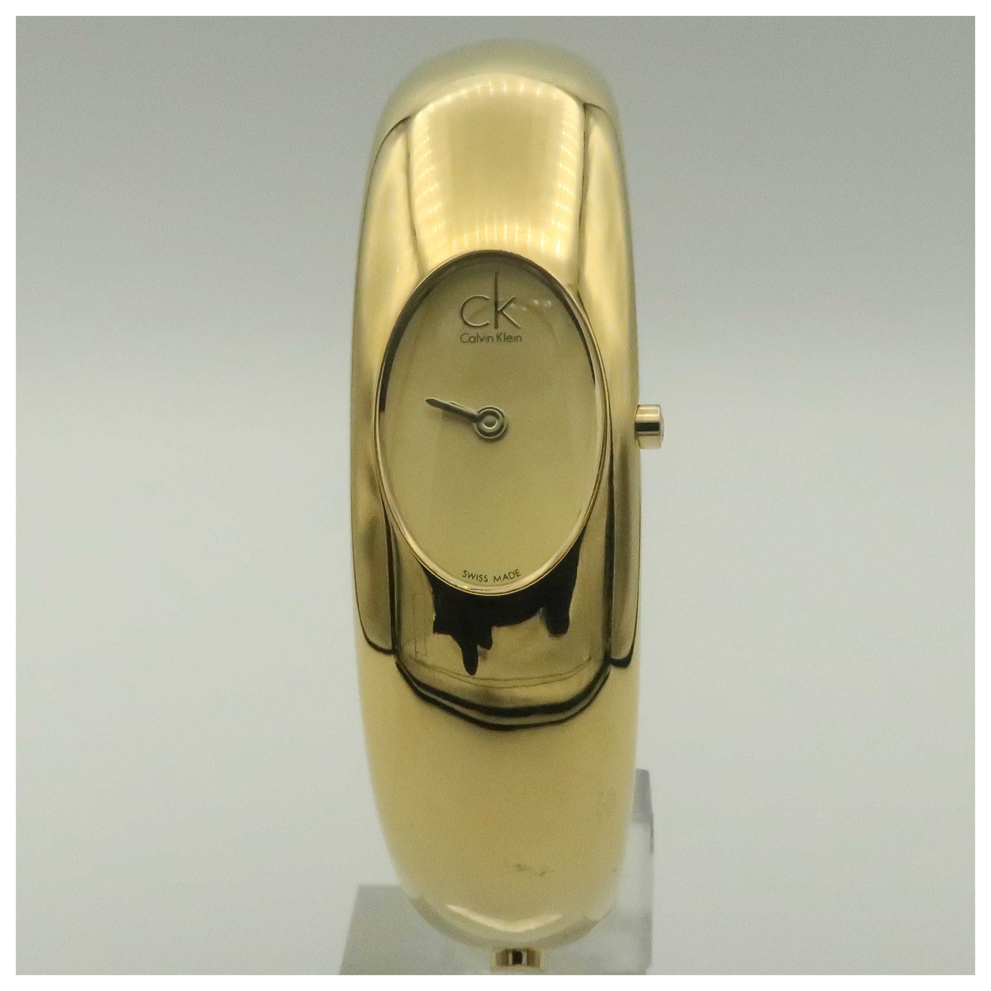 Front view of Calvin Klein Exquisite Women's Swiss Quartz (Battery-Powered) Watch K1Y23209-PO