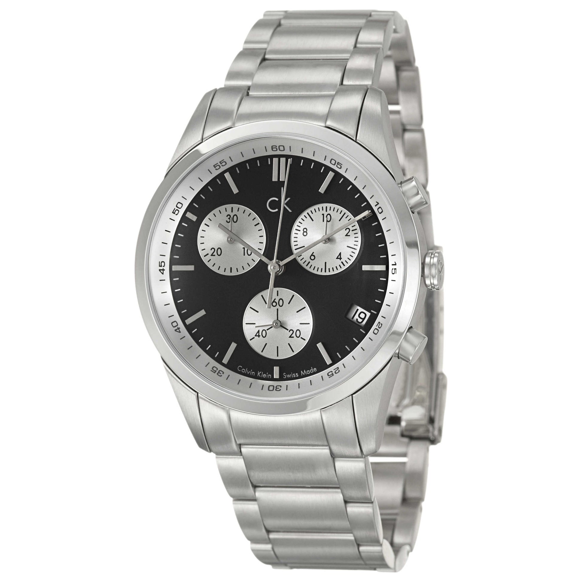 Front view of Calvin Klein Bold Men's Swiss Quartz (Battery-Powered) Watch K2237175