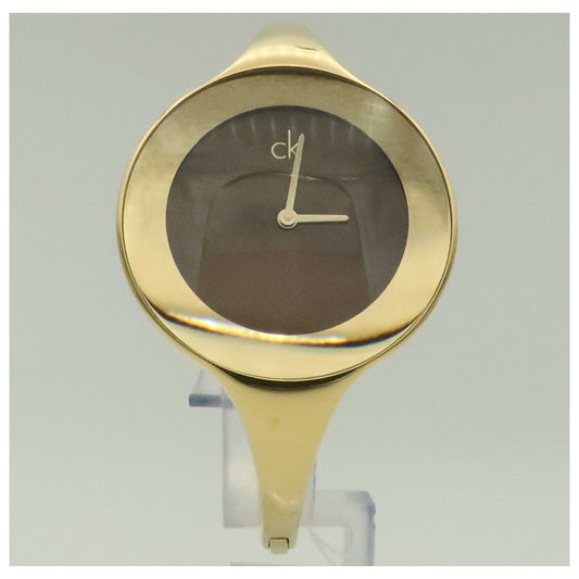 Front view of Calvin Klein Mirror Women's Swiss Quartz (Battery-Powered) Watch K2824203-PO